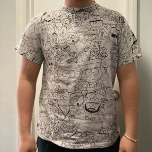 Vintage 2007 South Park all over print t-shirt/tee